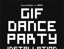 Tablet Screenshot of gifdanceparty.com
